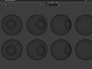 eye collection 8 units 3D Model