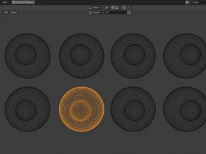 eye collection 8 units 3D Model