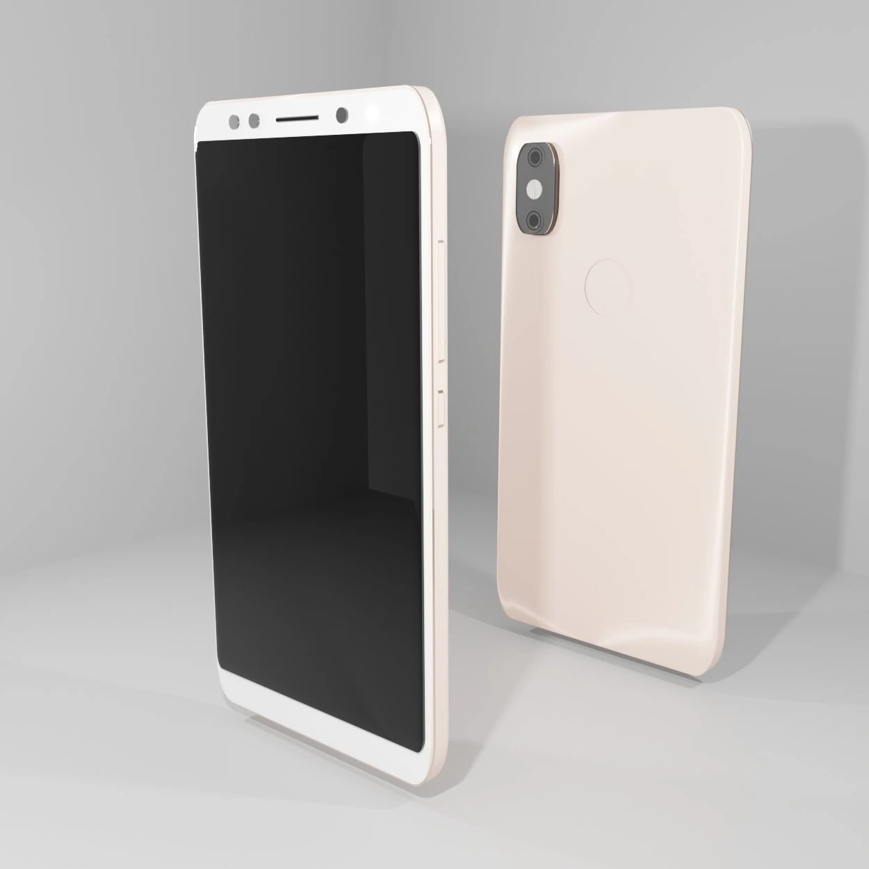 xiaomi mi a2 3D Model .c4d .max .obj .3ds .fbx .stl .blend 