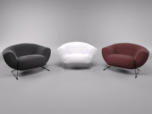 안락의자 3D 모델