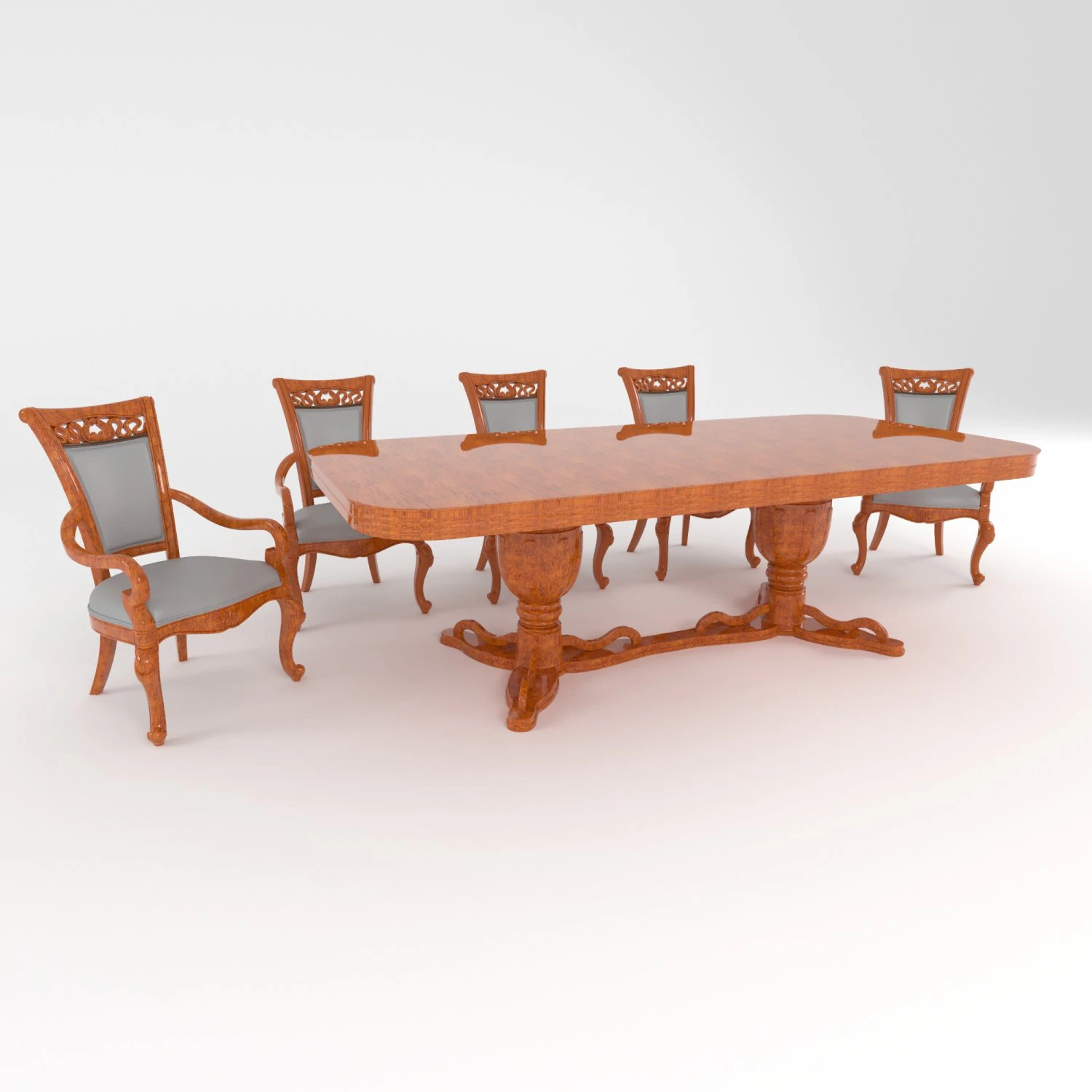 table baron 3D Model .c4d .max .obj .3ds .fbx .stl .blend 