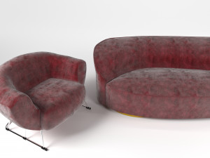 sofa armchairs 3D-Modell