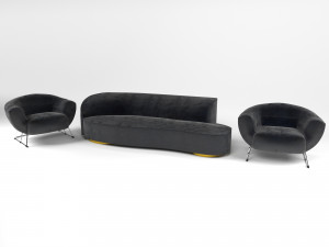 sofa armchairs 3D-Modell
