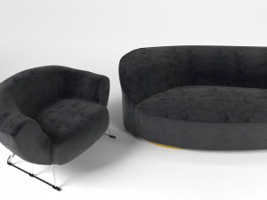 sofa armchairs 3D-Modell