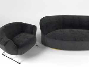 sofa armchairs 3D Model
