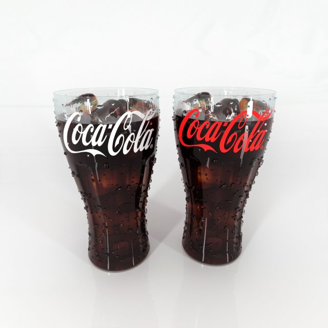coca cola 3D Model .c4d .max .obj .3ds .fbx .stl .blend 