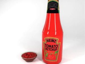 하인즈 케첩 3D 모델