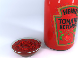 heinz ketchup 3D Model