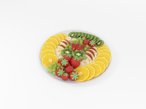 fruit platter 3D 모델