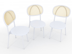 contemporary chair bright colors Modèle 3D