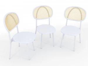contemporary chair bright colors 3D Model