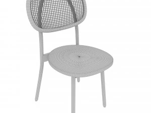 contemporary chair bright colors 3D Model