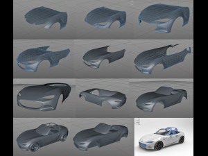Mazda MX5 global cup Modelo 3D