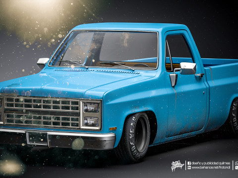 Chevrolet C10 1985 3D Model