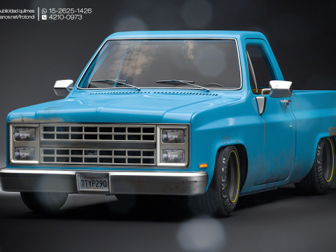Chevrolet C10 1985 3D Model