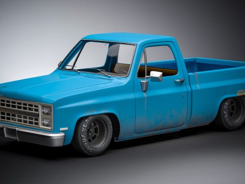 Chevrolet C10 1985 3D Model