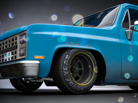Chevrolet C10 1985 3D Model