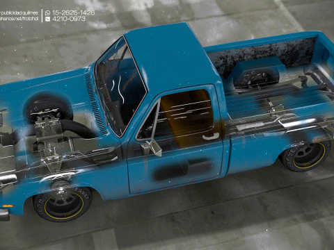 Chevrolet C10 1985 3D Model