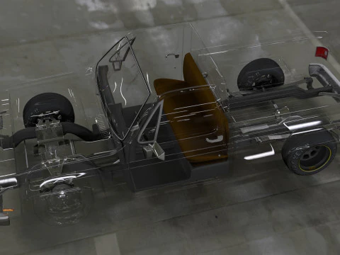 Chevrolet C10 1985 3D Model