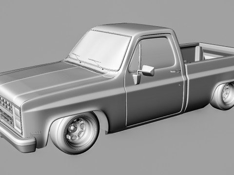 Chevrolet C10 1985 3D Model