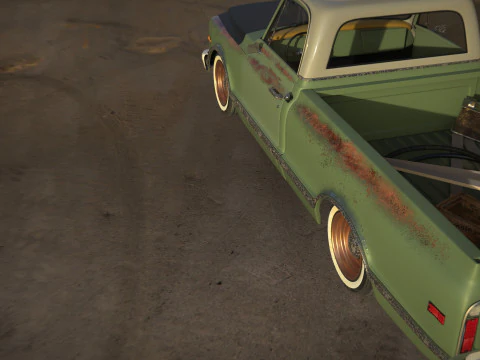 Chevrolet C10 1968 3D Model