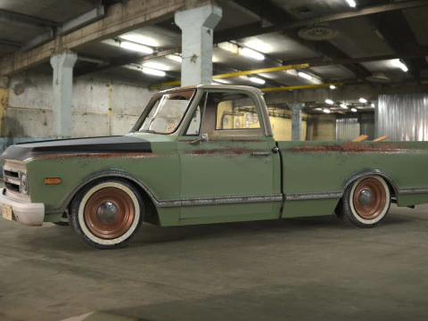 Chevrolet C10 1968 3D Model