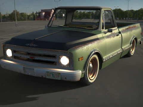 Chevrolet C10 1968 3D Model