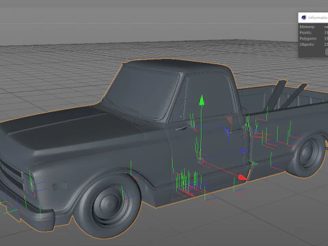 Chevrolet C10 1968 3D Model