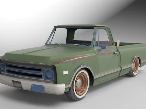 Chevrolet C10 1968 3D Model