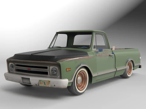 Chevrolet C10 1968 3D Model