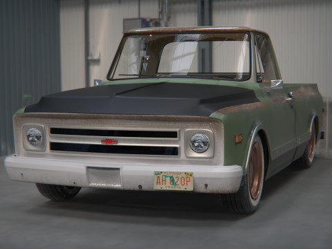 Chevrolet C10 1968 Model 3D