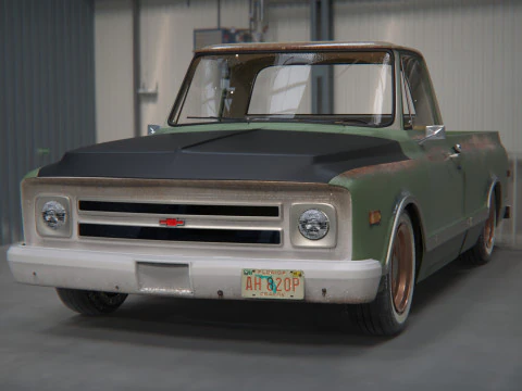 Chevrolet C10 1968 3D Model