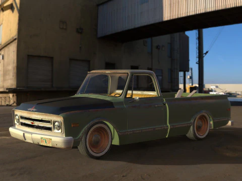 Chevrolet C10 1968 3D Model