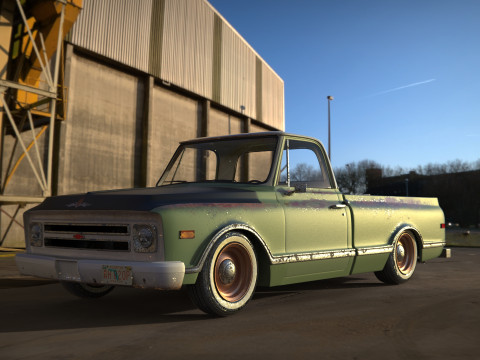 Chevrolet C10 1968 Model 3D