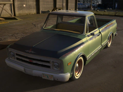 Chevrolet C10 1968 3D Model