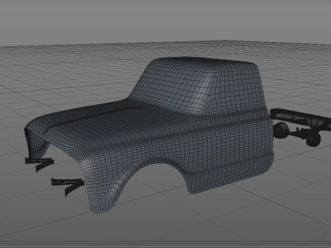 Chevrolet C10 1968 3D Model