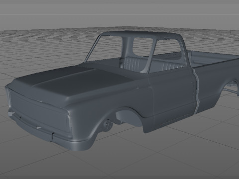 Chevrolet C10 1968 Model 3D