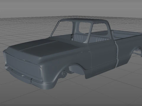 Chevrolet C10 1968 3D Model
