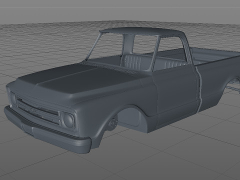 Chevrolet C10 1968 Model 3D