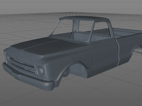 Chevrolet C10 1968 3D Model