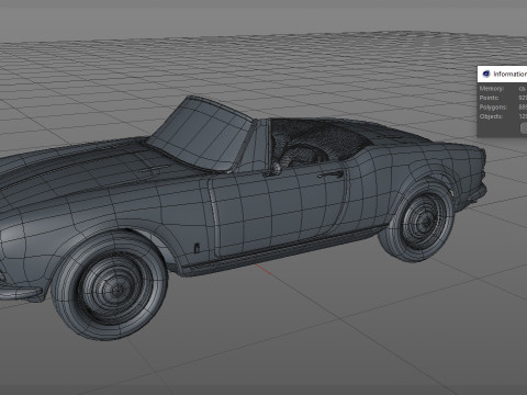 Alfa Romeo Giulietta Spider 1960 Modèle 3D