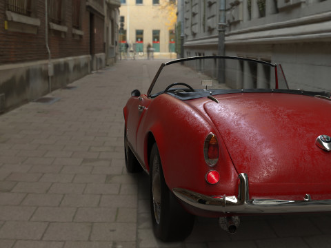 Alfa Romeo Giulietta Spider 1960 Modèle 3D