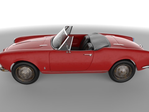Alfa Romeo Giulietta Spider 1960 Modèle 3D