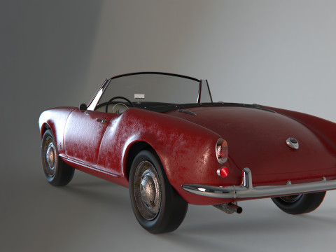 Alfa Romeo Giulietta Spider 1960 Modèle 3D