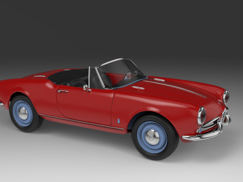 Alfa Romeo Giulietta Spider 1960 Modèle 3D