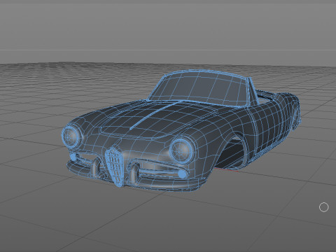 Alfa Romeo Giulietta Spider 1960 Modèle 3D
