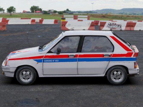 Citroen Visa Chrono II 3D Model