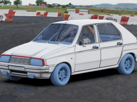 Citroen Visa Chrono II 3D Model