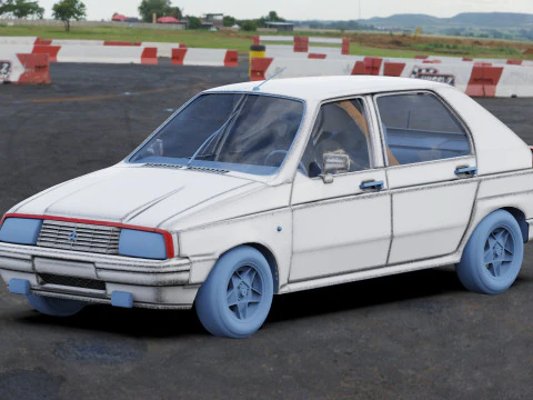 Citroen Visa Chrono II 3D Model