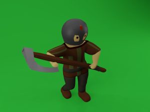 set of medieval warriors Modèle 3D